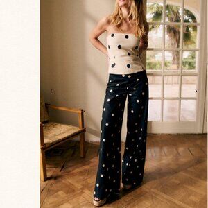 NWT Sezane Polka Dot Trousers, SZ 4